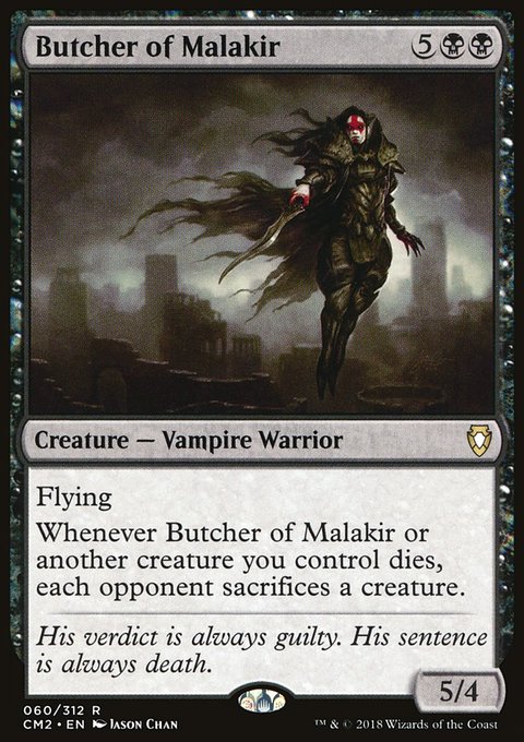 Butcher of Malakir, Commander Anthology Volume II #60, Magic: The Gathering card