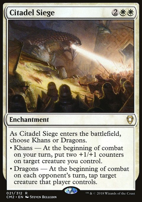 Citadel Siege, Commander Anthology Volume II #21, Magic: The Gathering card