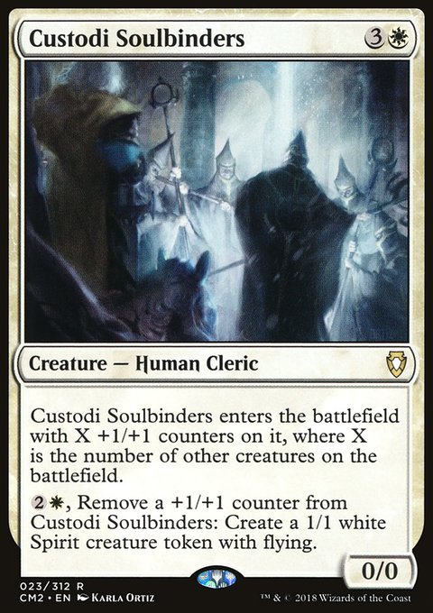 Custodi Soulbinders, Commander Anthology Volume II #23, Magic: The Gathering card
