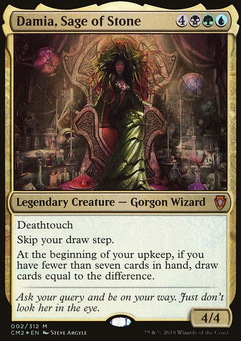 Damia, Sage of Stone, Commander Anthology Volume II #2, Magic: The Gathering card