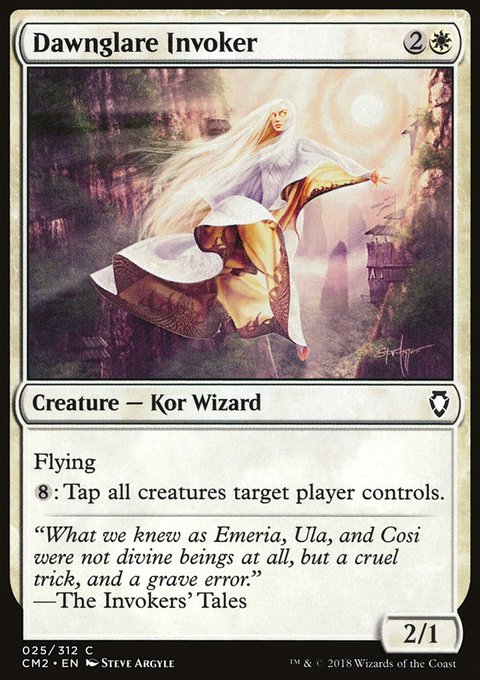 Dawnglare Invoker, Commander Anthology Volume II #25, Magic: The Gathering card