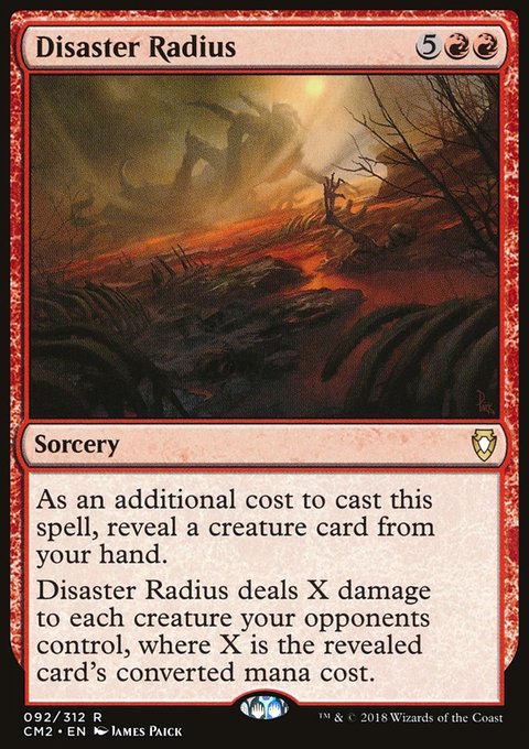 Disaster Radius, Commander Anthology Volume II #92, Magic: The Gathering card