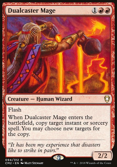 Dualcaster Mage, Commander Anthology Volume II #94, Magic: The Gathering card