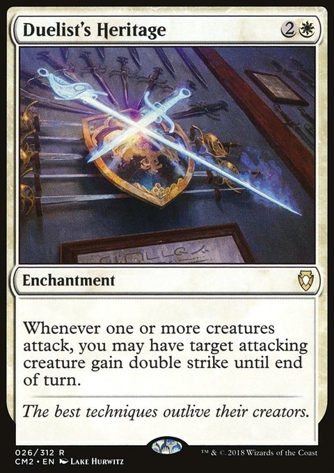 Duelist's Heritage, Commander Anthology Volume II #26, Magic: The Gathering card