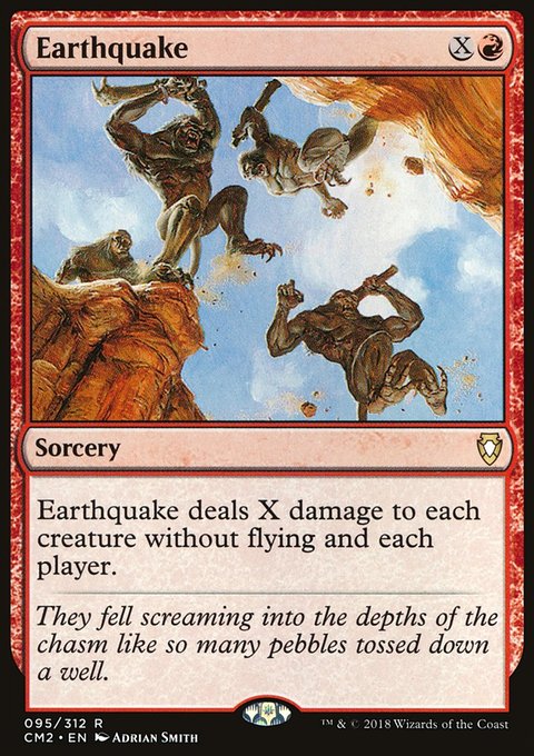 Earthquake, Commander Anthology Volume II #95, Magic: The Gathering card