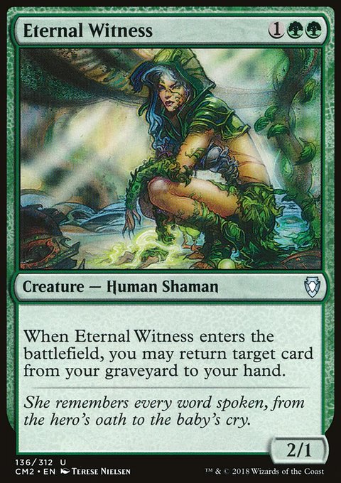 Eternal Witness, Commander Anthology Volume II #136, Magic: The Gathering card