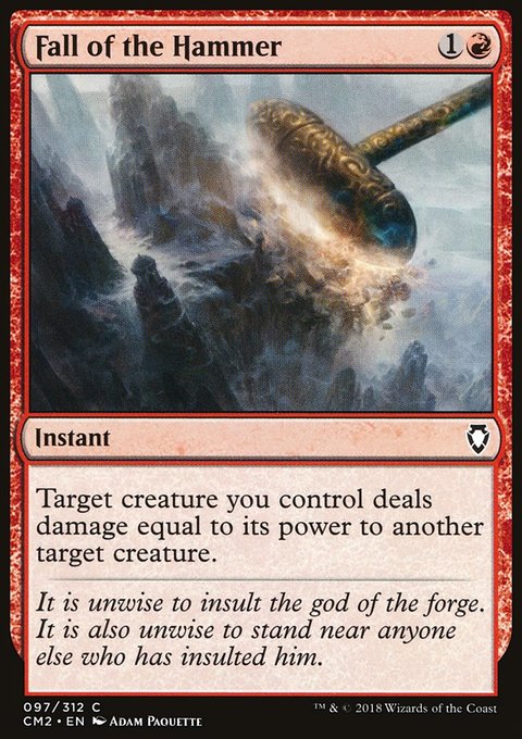 Fall of the Hammer, Commander Anthology Volume II #97, Magic: The Gathering card