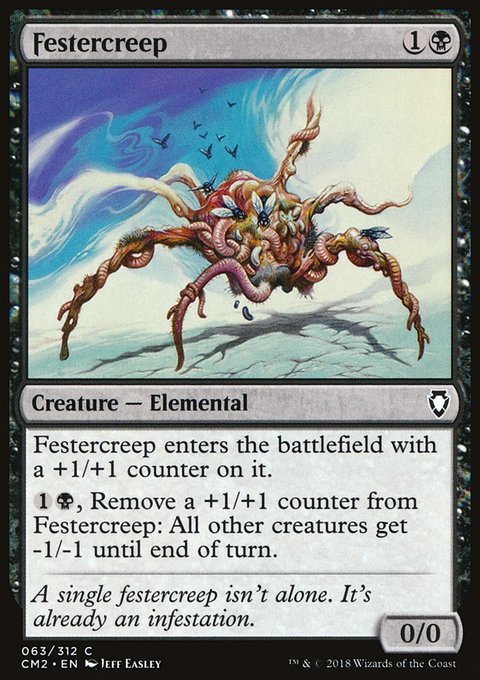 Festercreep, Commander Anthology Volume II #63, Magic: The Gathering card