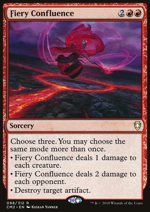 Fiery Confluence, Commander Anthology Volume II #98, Magic: The Gathering card