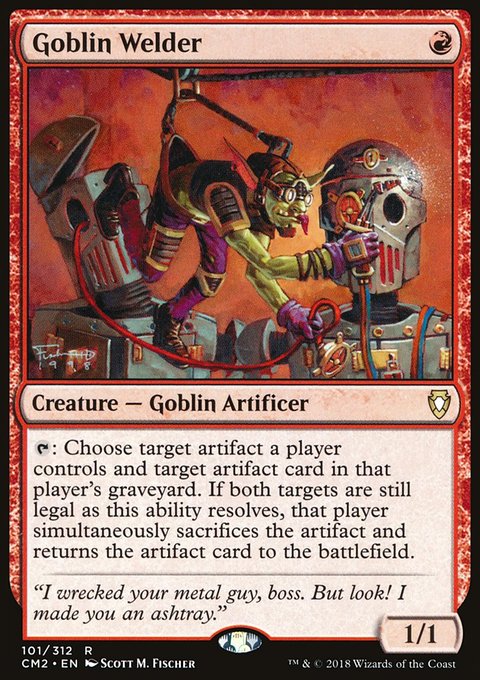Goblin Welder, Commander Anthology Volume II #101, Magic: The Gathering card