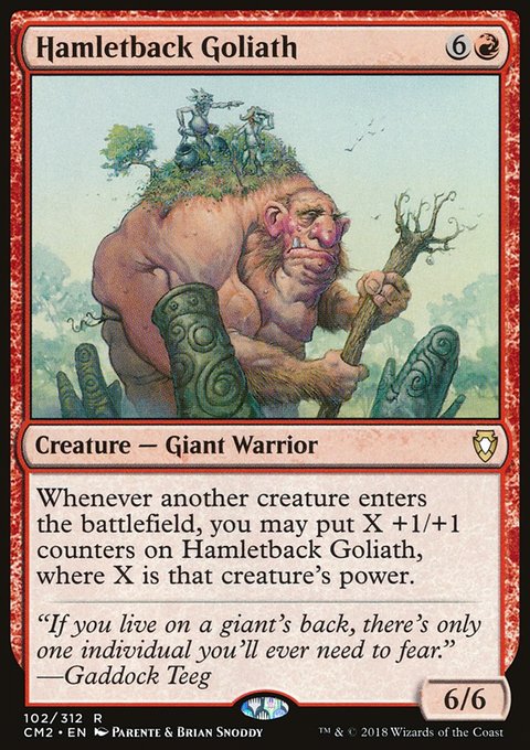 Hamletback Goliath, Commander Anthology Volume II #102, Magic: The Gathering card