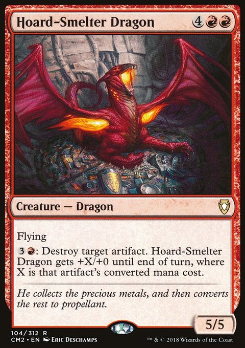 Hoard-Smelter Dragon, Commander Anthology Volume II #104, Magic: The Gathering card