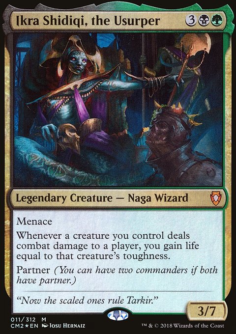 Ikra Shidiqi, the Usurper, Commander Anthology Volume II #11, Magic: The Gathering card