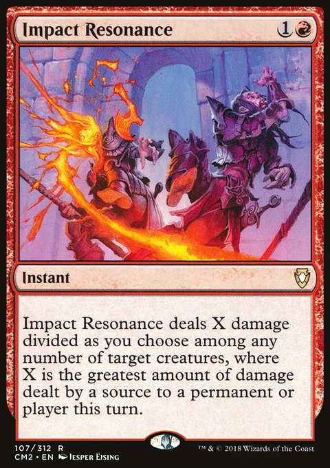 Impact Resonance, Commander Anthology Volume II #107, Magic: The Gathering card