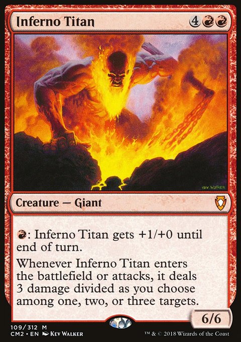Inferno Titan, Commander Anthology Volume II #109, Magic: The Gathering card