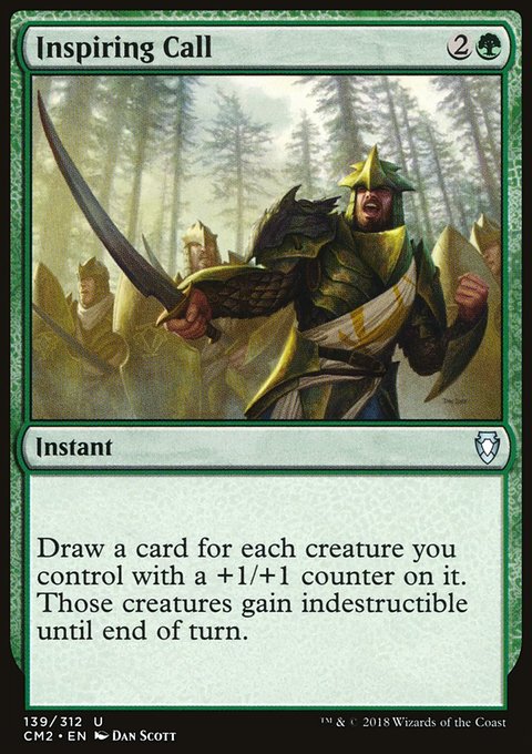 Inspiring Call, Commander Anthology Volume II #139, Magic: The Gathering card