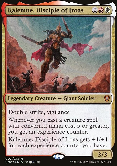 Kalemne, Disciple of Iroas, Commander Anthology Volume II #7, Magic: The Gathering card