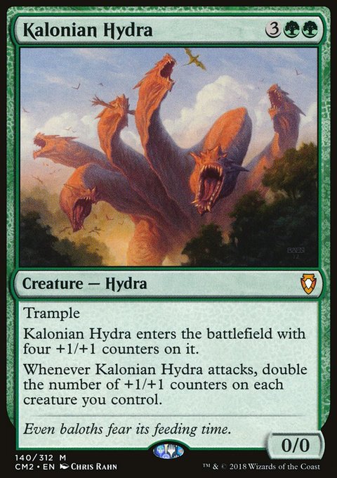 Kalonian Hydra, Commander Anthology Volume II #140, Magic: The Gathering card