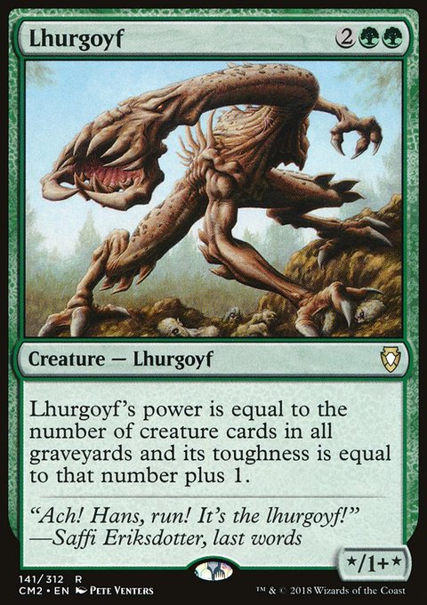 Lhurgoyf, Commander Anthology Volume II #141, Magic: The Gathering card