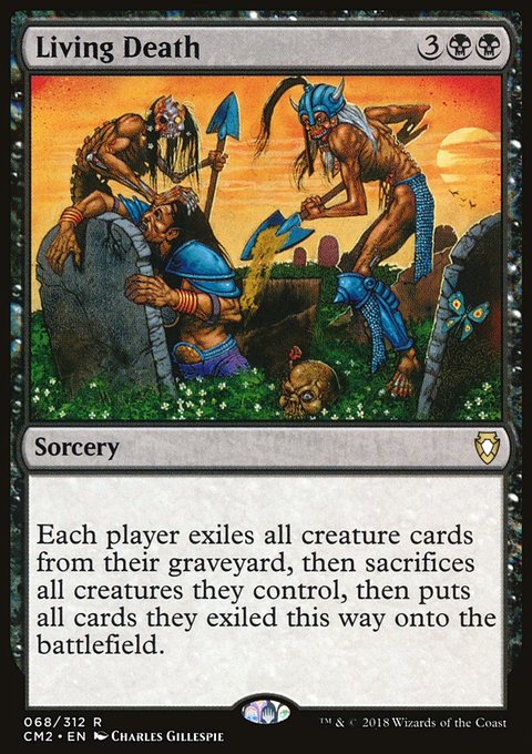 Living Death, Commander Anthology Volume II #68, Magic: The Gathering card