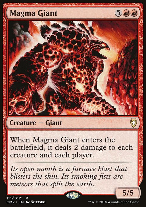 Magma Giant, Commander Anthology Volume II #111, Magic: The Gathering card