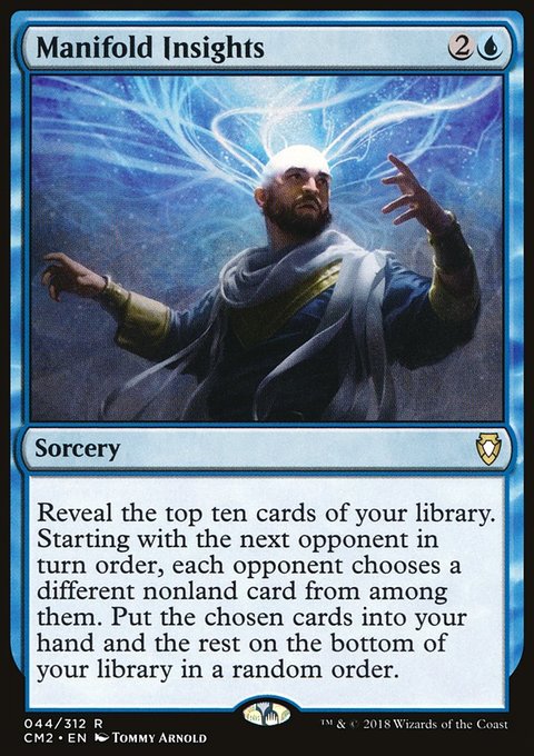 Manifold Insights, Commander Anthology Volume II #44, Magic: The Gathering card