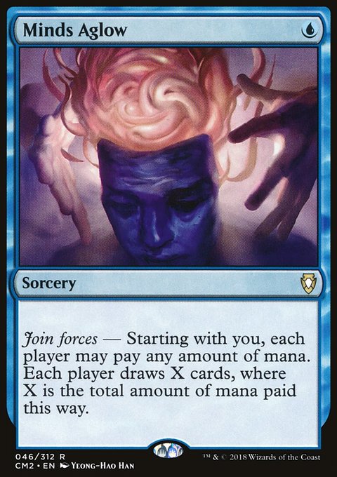 Minds Aglow, Commander Anthology Volume II #46, Magic: The Gathering card