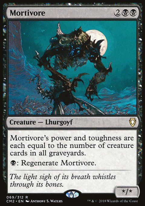 Mortivore, Commander Anthology Volume II #69, Magic: The Gathering card