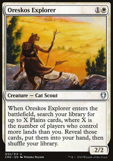 Oreskos Explorer, Commander Anthology Volume II #32, Magic: The Gathering card