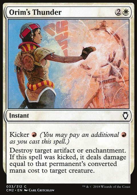 Orim's Thunder, Commander Anthology Volume II #33, Magic: The Gathering card