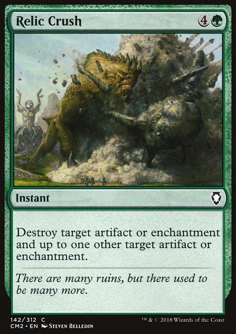 Relic Crush, Commander Anthology Volume II #142, Magic: The Gathering card