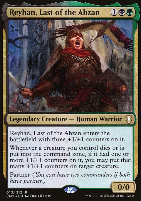 Reyhan, Last of the Abzan, Commander Anthology Volume II #13, Magic: The Gathering card