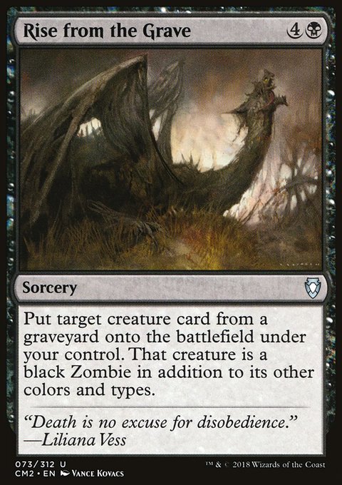 Rise from the Grave, Commander Anthology Volume II #73, Magic: The Gathering card