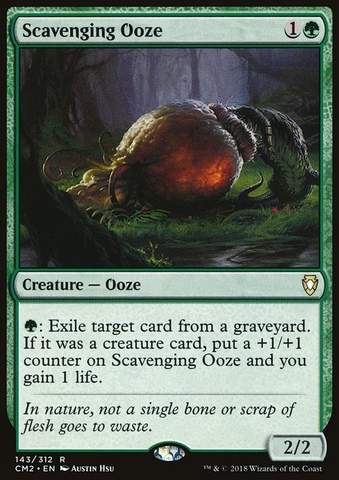Scavenging Ooze, Commander Anthology Volume II #143, Magic: The Gathering card