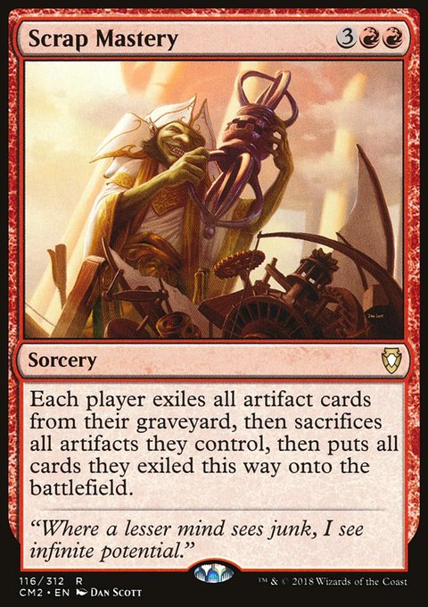 Scrap Mastery, Commander Anthology Volume II #116, Magic: The Gathering card