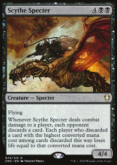 Scythe Specter, Commander Anthology Volume II #74, Magic: The Gathering card