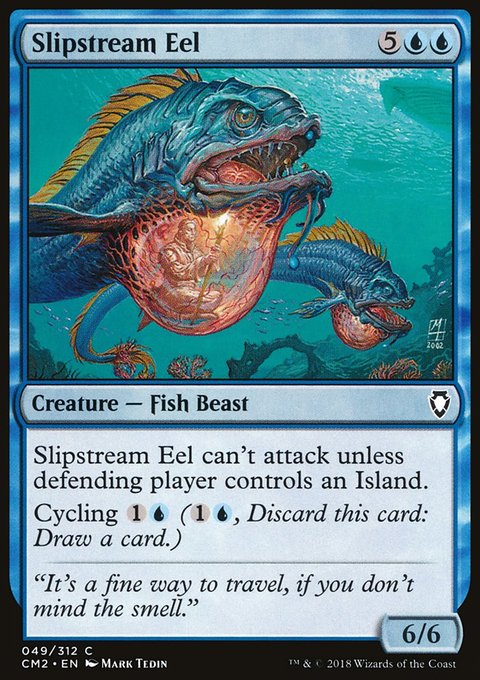 Slipstream Eel, Commander Anthology Volume II #49, Magic: The Gathering card