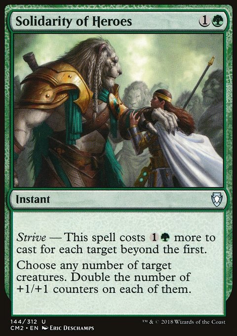 Solidarity of Heroes, Commander Anthology Volume II #144, Magic: The Gathering card