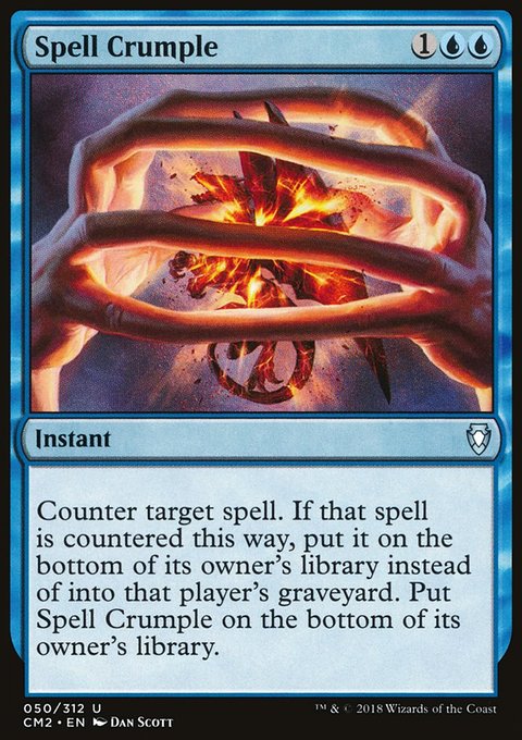 Spell Crumple, Commander Anthology Volume II #50, Magic: The Gathering card