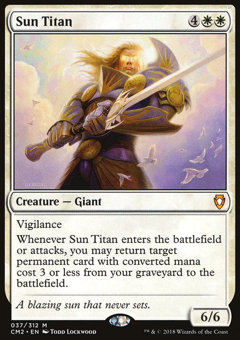 Sun Titan, Commander Anthology Volume II #37, Magic: The Gathering card