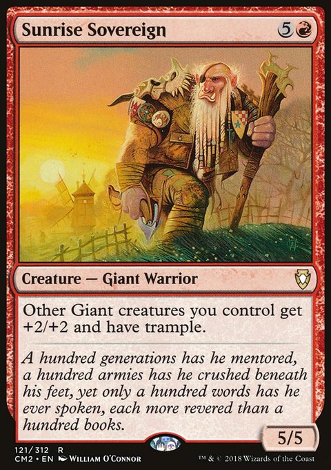 Sunrise Sovereign, Commander Anthology Volume II #121, Magic: The Gathering card