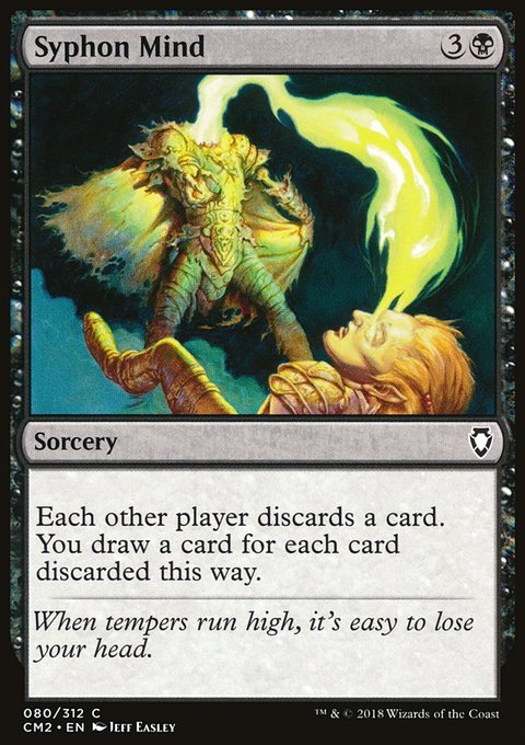 Syphon Mind, Commander Anthology Volume II #80, Magic: The Gathering card