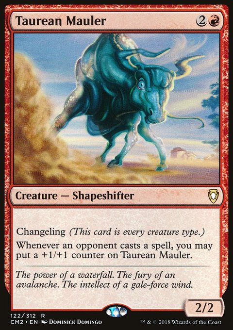 Taurean Mauler, Commander Anthology Volume II #122, Magic: The Gathering card