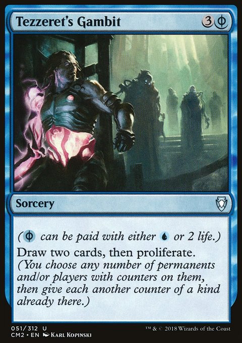Tezzeret's Gambit, Commander Anthology Volume II #51, Magic: The Gathering card