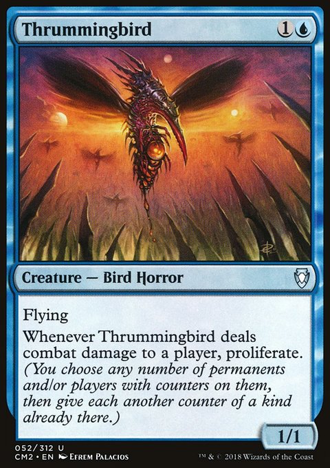 Thrummingbird, Commander Anthology Volume II #52, Magic: The Gathering card