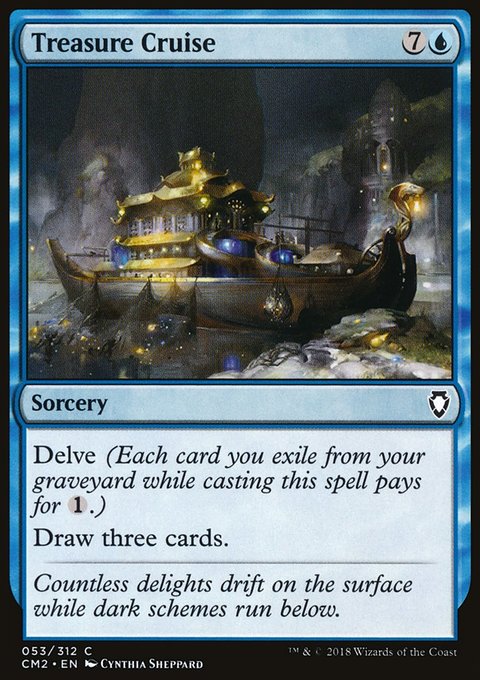 Treasure Cruise, Commander Anthology Volume II #53, Magic: The Gathering card
