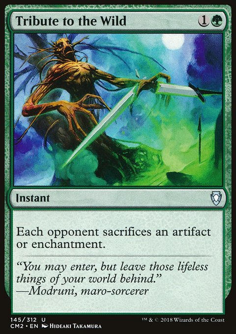 Tribute to the Wild, Commander Anthology Volume II #145, Magic: The Gathering card