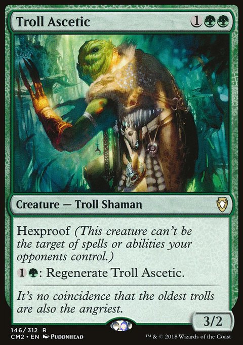 Troll Ascetic, Commander Anthology Volume II #146, Magic: The Gathering card