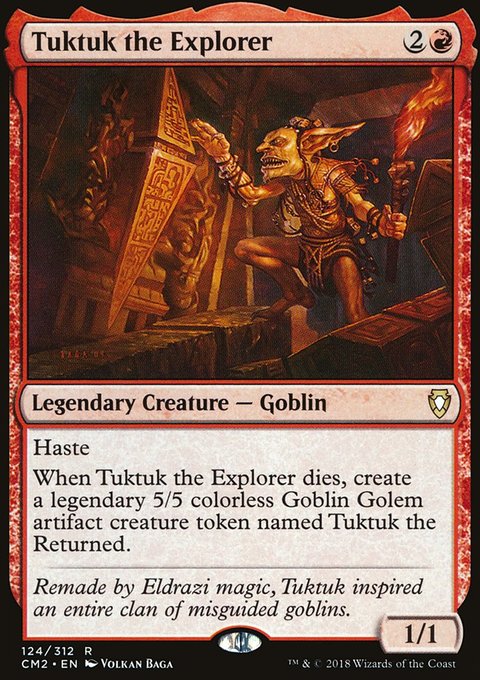 Tuktuk the Explorer, Commander Anthology Volume II #124, Magic: The Gathering card