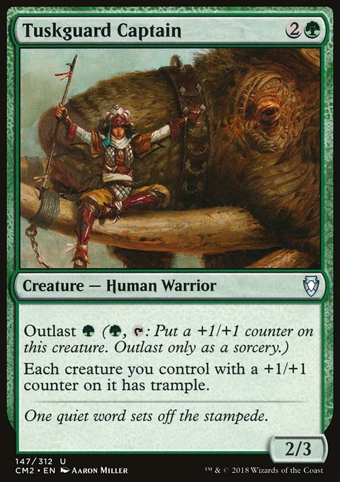 Tuskguard Captain, Commander Anthology Volume II #147, Magic: The Gathering card